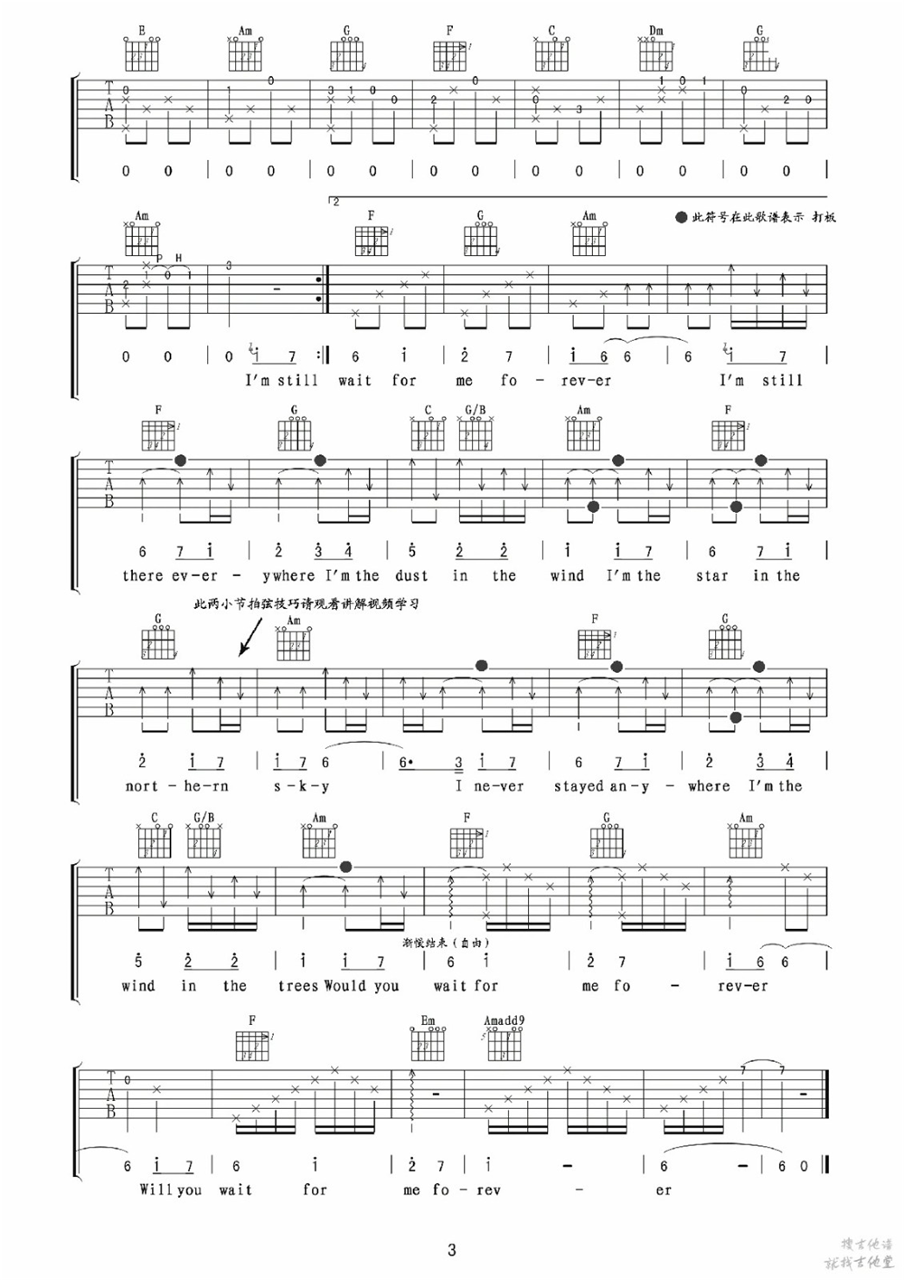《Forever》弹唱_Stratovarius