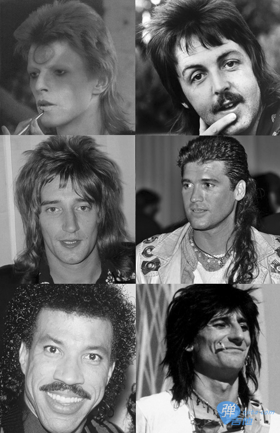 7种摇滚明星复古发型